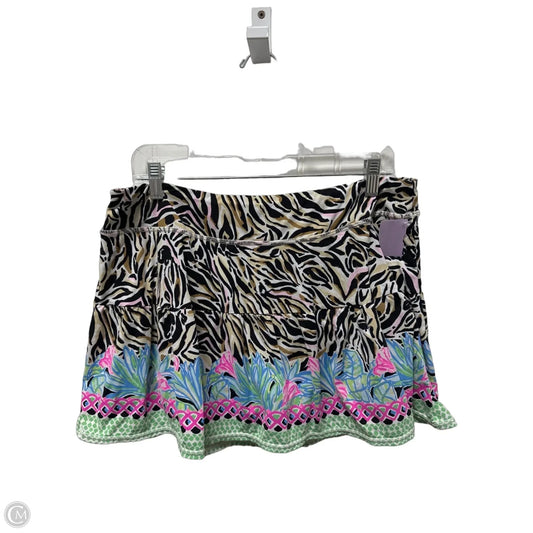 Skort Designer By Lilly Pulitzer In Animal Print, Size: Xl