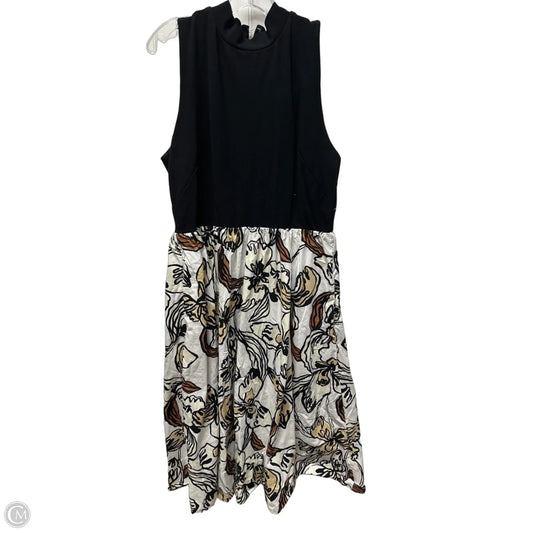 Dress Designer By Lilly Pulitzer In Black & Brown, Size: Xl