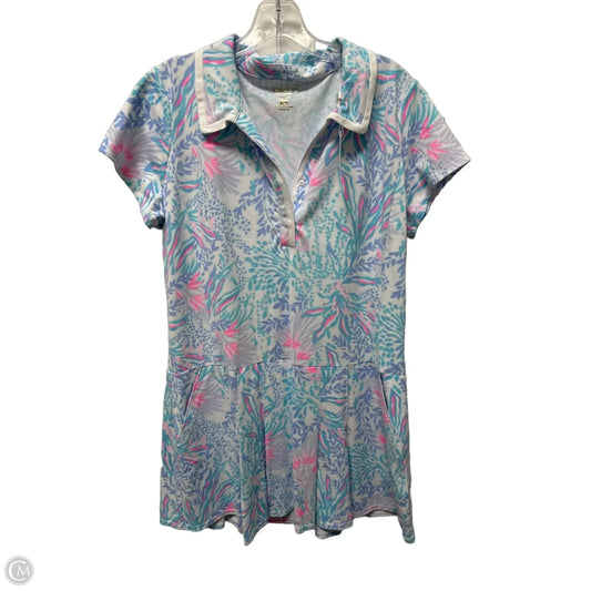 Dress Designer By Lilly Pulitzer In Blue & Pink, Size: Xl
