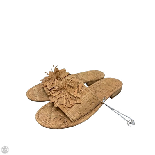 Sandals Flats By Aerosoles In Beige, Size: