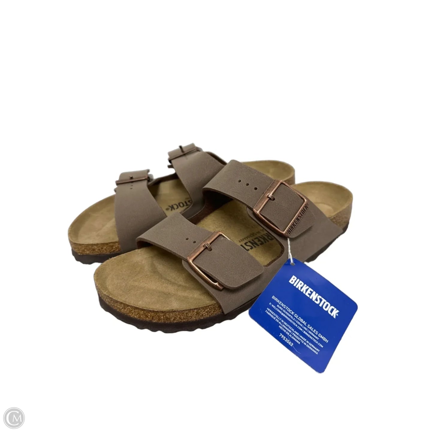 Sandals Flats By Birkenstock In Brown, Size: 7