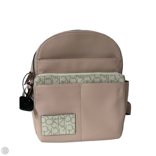 Backpack By Calvin Klein, Size: Medium