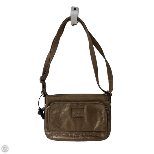 Crossbody Leather By Fossil, Size: Small