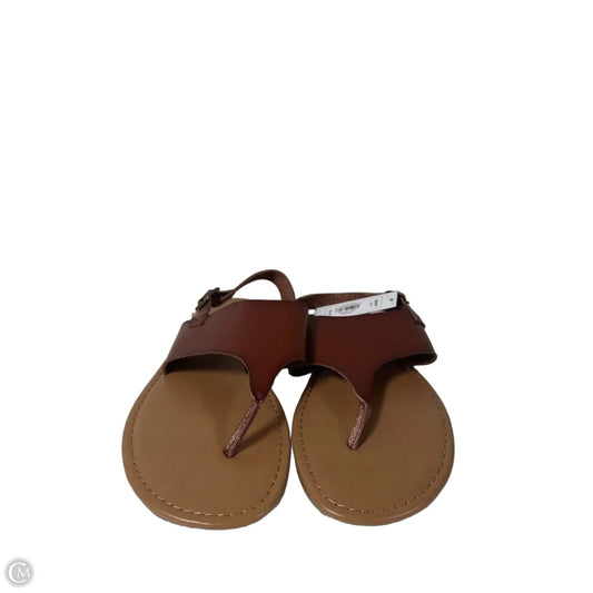 Sandals Flats By Sonoma In Brown, Size: 8