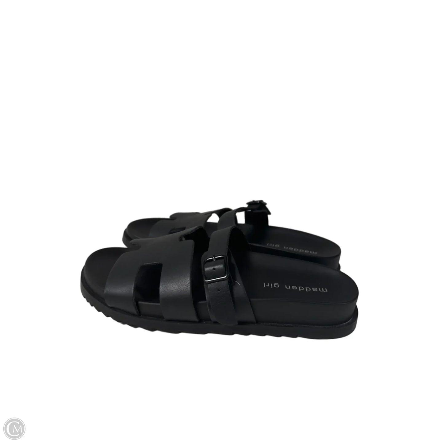 Sandals Flats By Madden Girl In Black, Size: 8.5