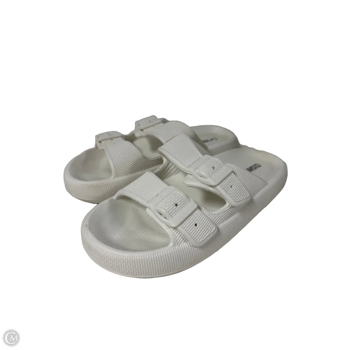 Sandals Flats By Cushionaire In White, Size: 8