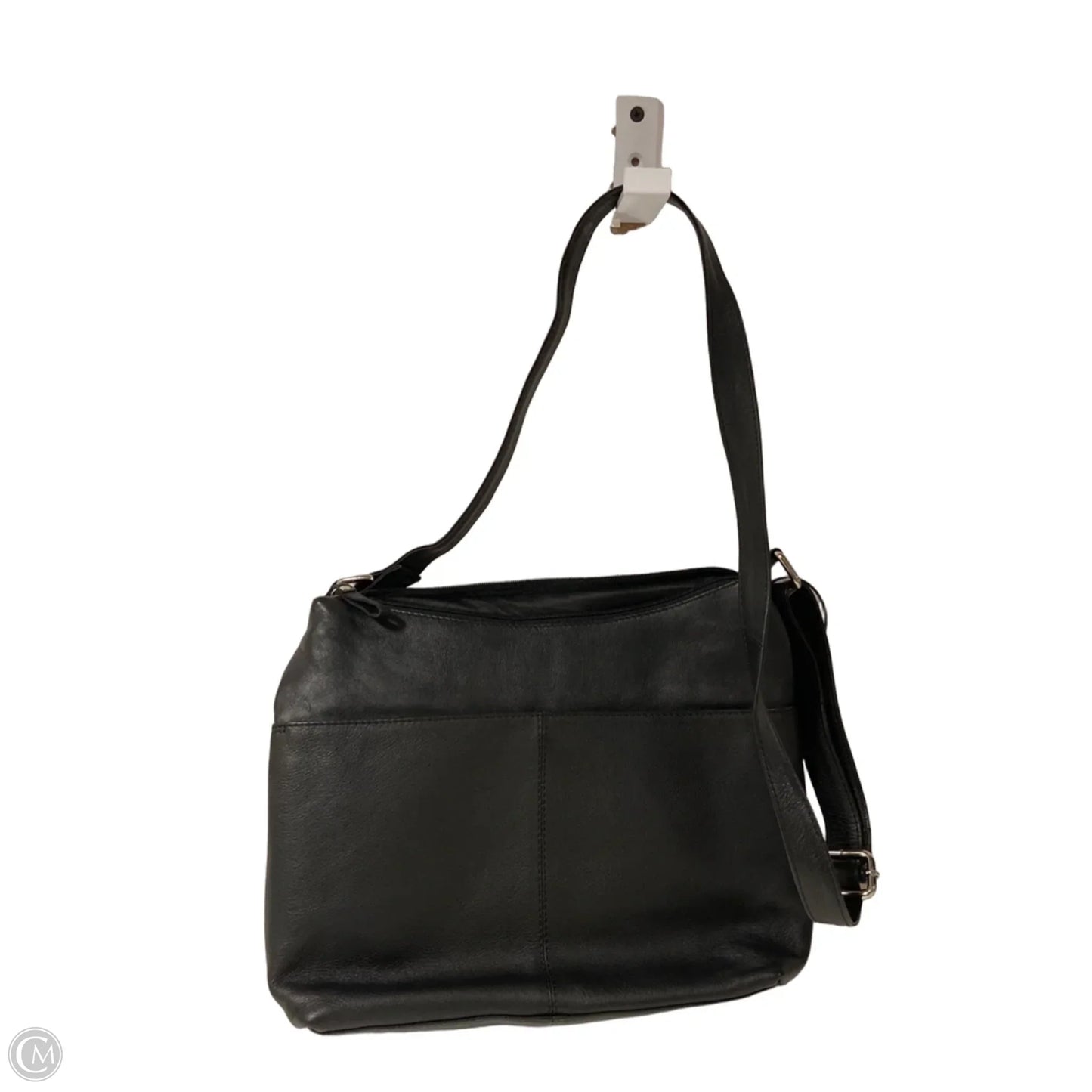 Handbag Leather By Clothes Mentor, Size: Medium