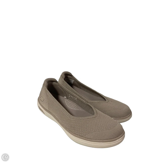 Shoes Athletic By Skechers In Taupe, Size: 8.5