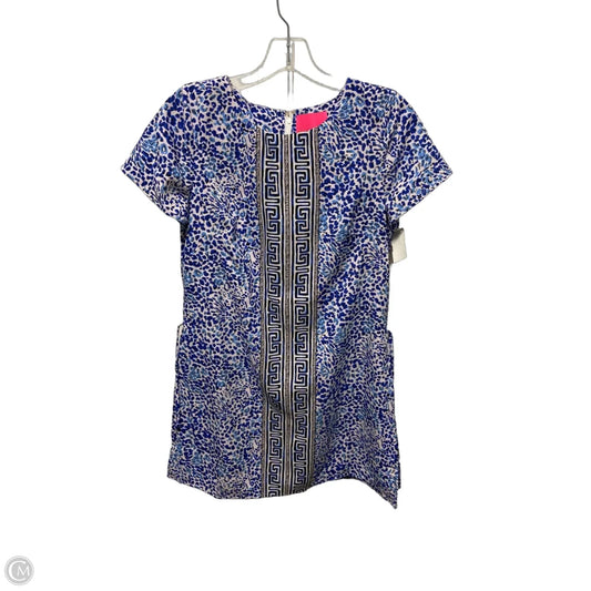Dress Designer By Lilly Pulitzer In Blue & White, Size: S