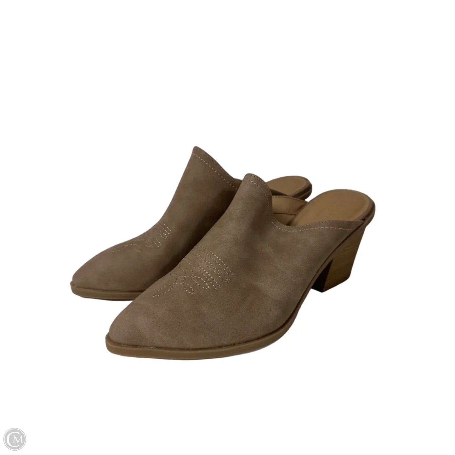 Shoes Heels Block By Lc Lauren Conrad In Beige, Size: 10