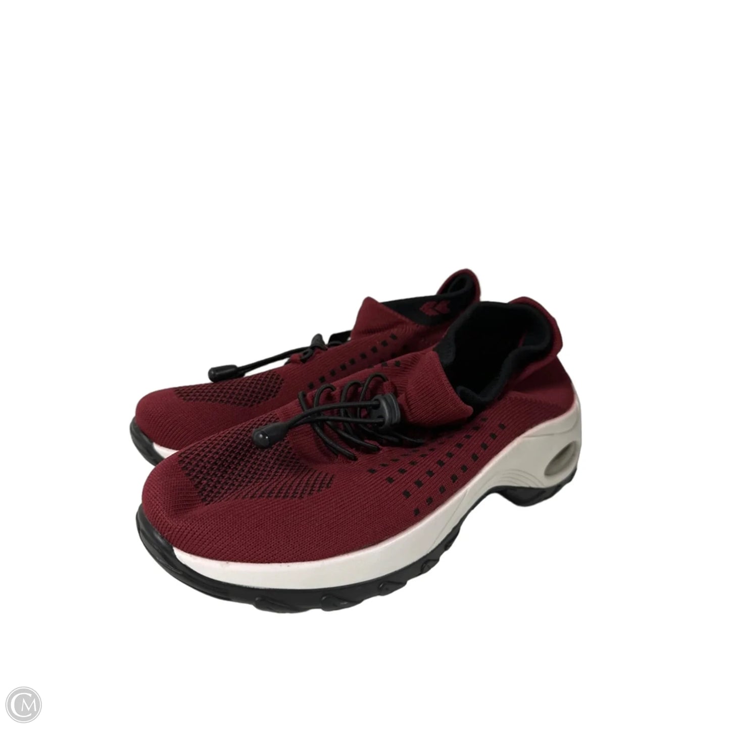 Shoes Athletic By Clothes Mentor In Maroon, Size: 8.5