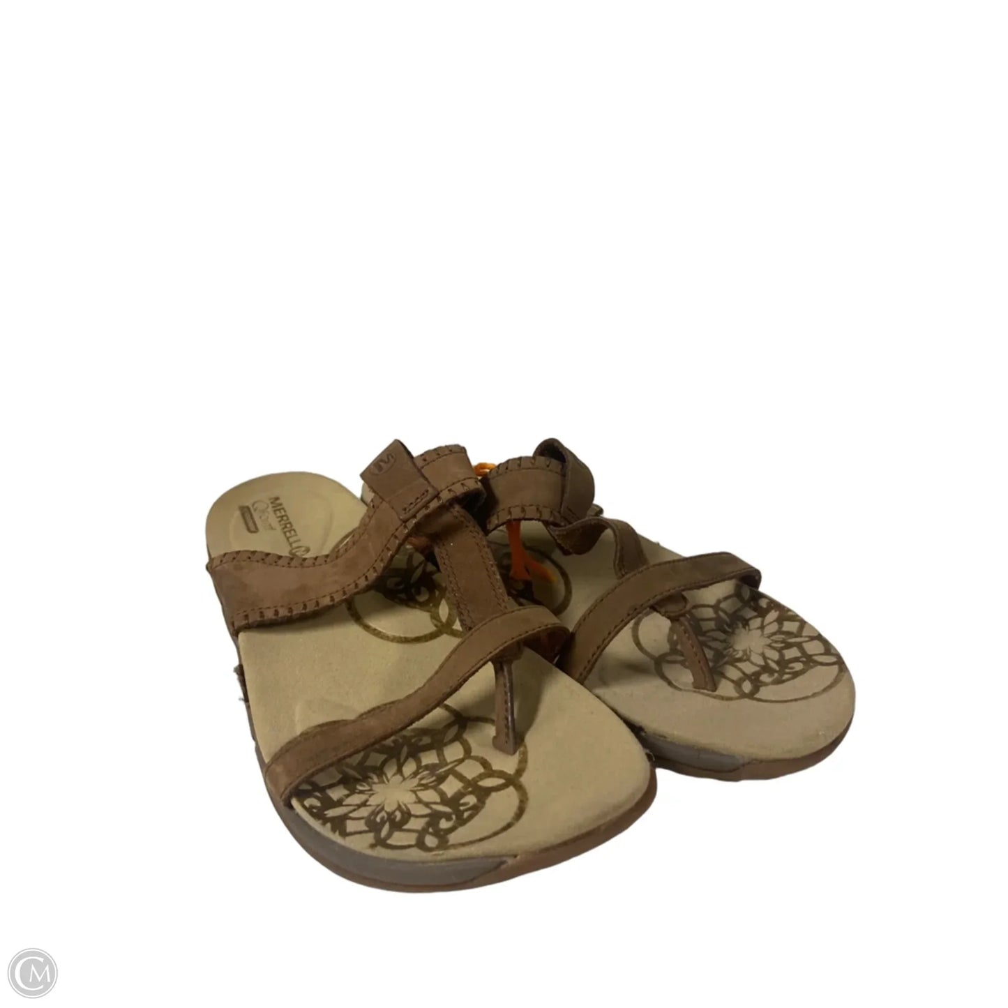Sandals Flats By Merrell In Brown, Size: 8