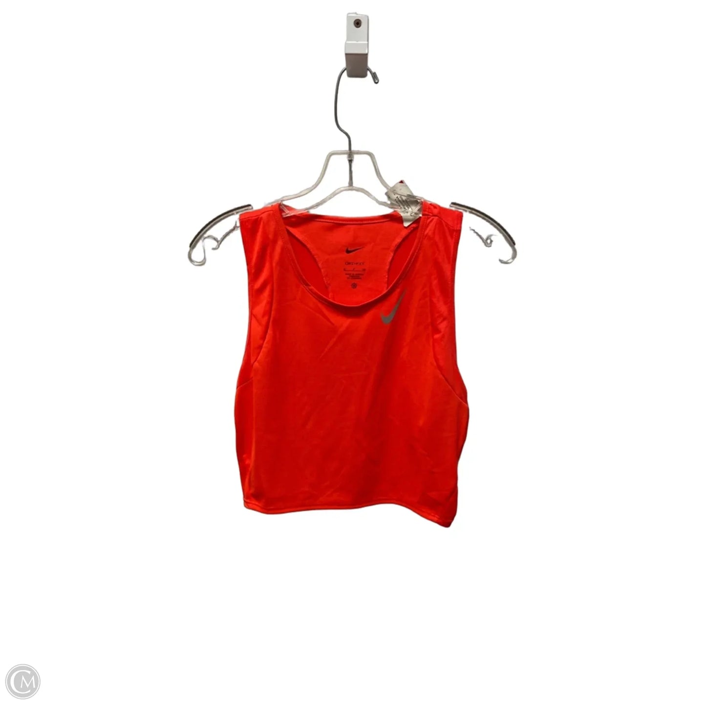 Athletic Tank Top By Nike In Orange, Size: Sp