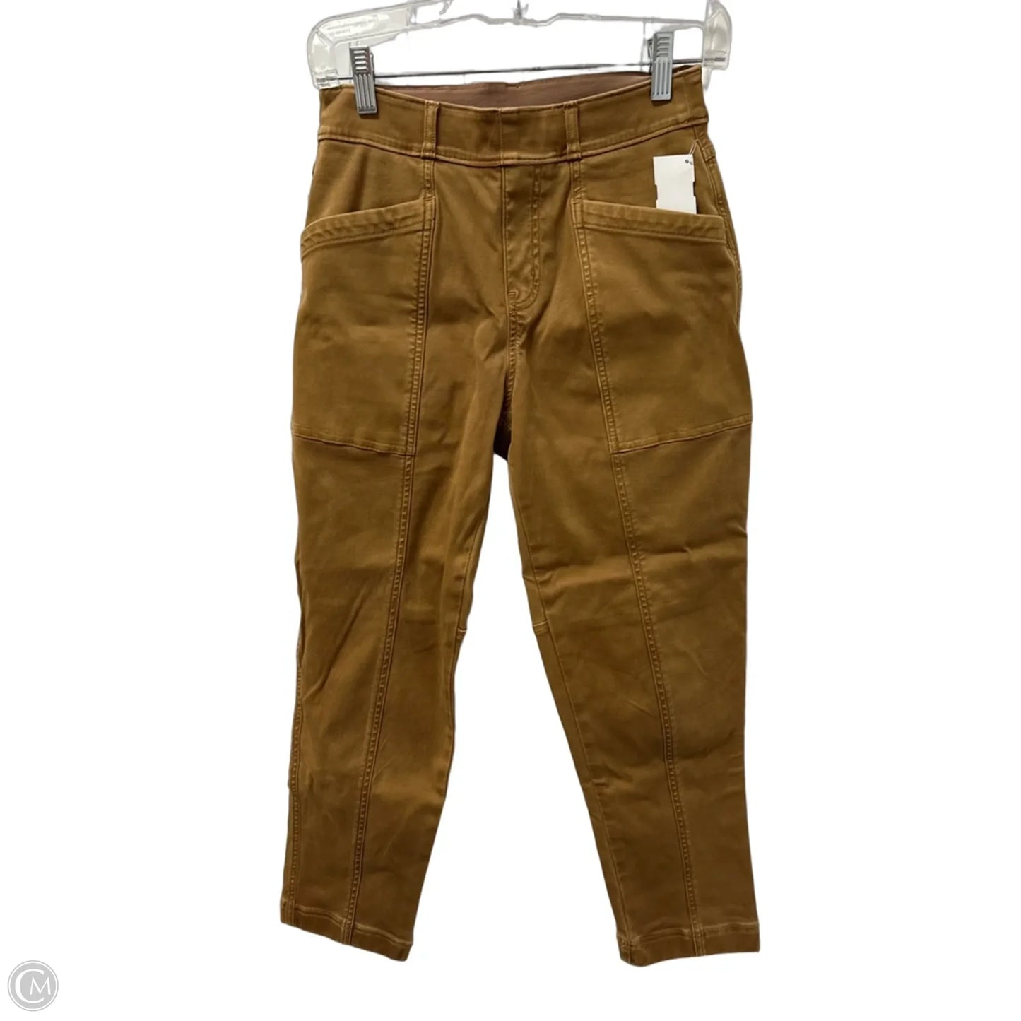 Jeans Straight By Spanx In Tan, Size: 6p