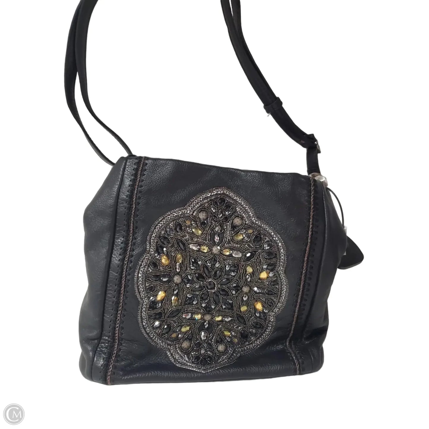 Handbag Leather By Brighton, Size: Medium