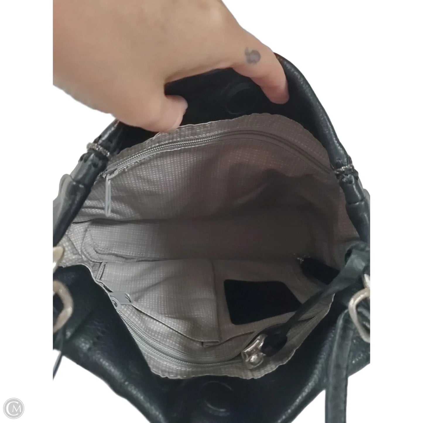 Handbag Leather By Brighton, Size: Medium