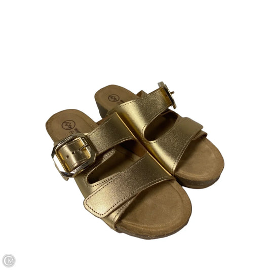 Sandals Flats By White Mountain In Gold, Size: 7