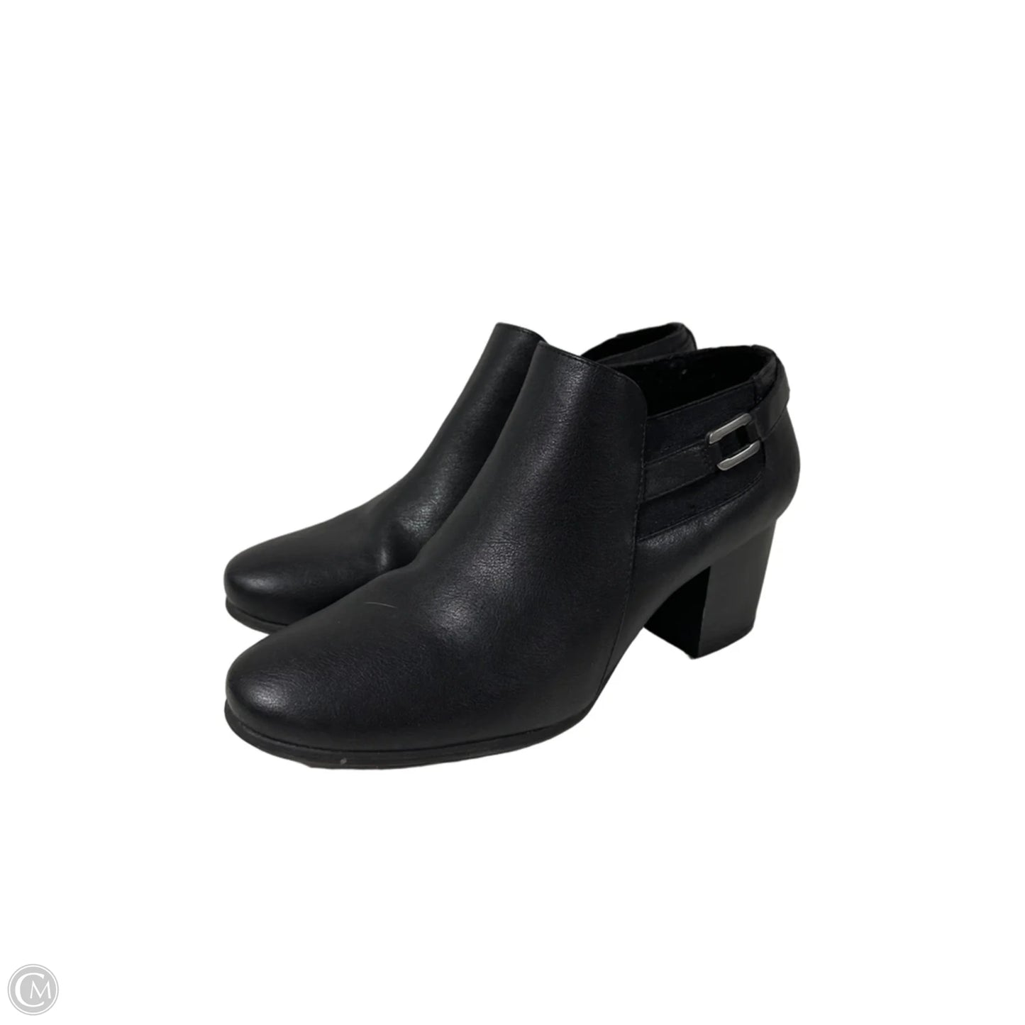 Boots Ankle Heels By Croft And Barrow In Black, Size: 8.5