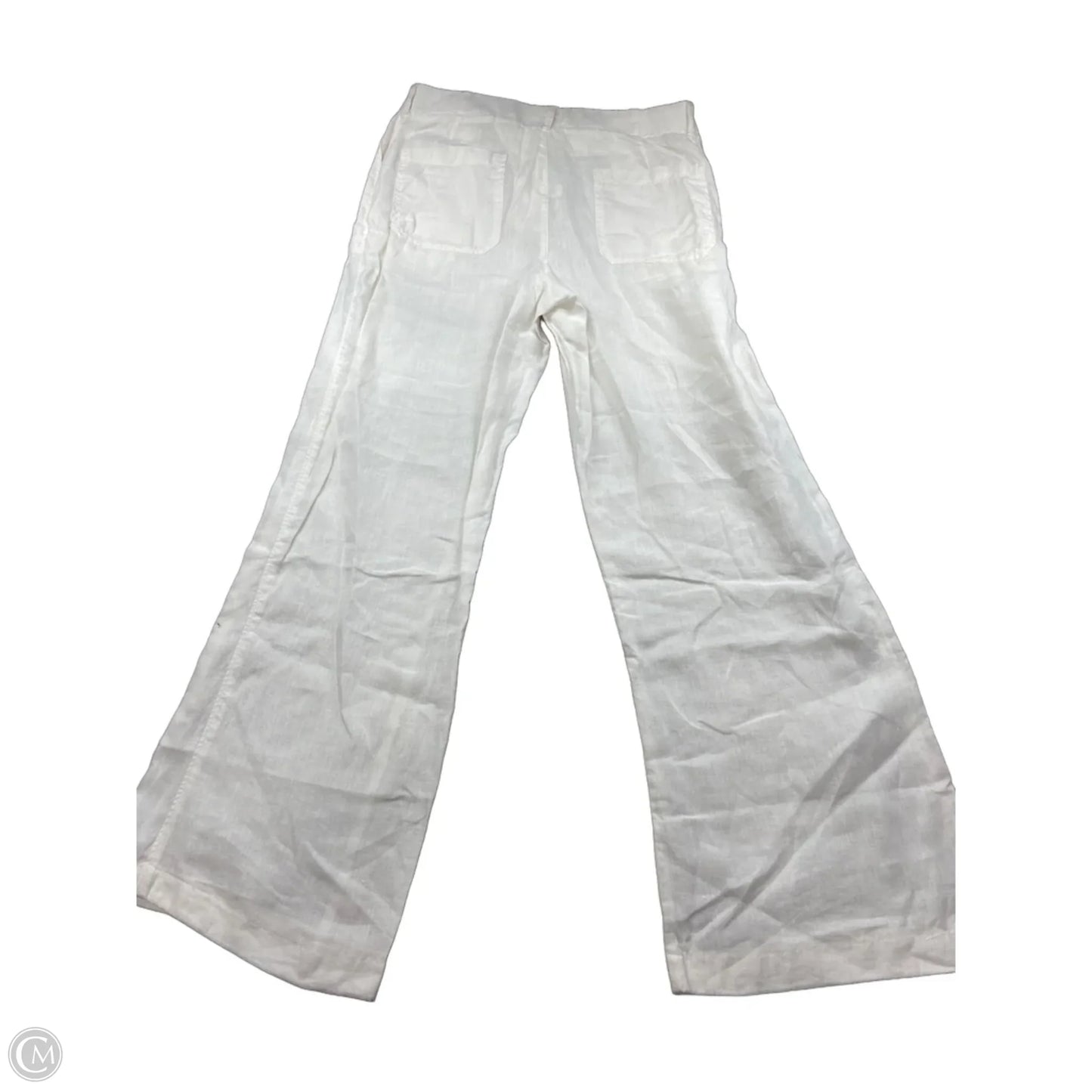 Pants Linen By Banana Republic In White, Size: 14