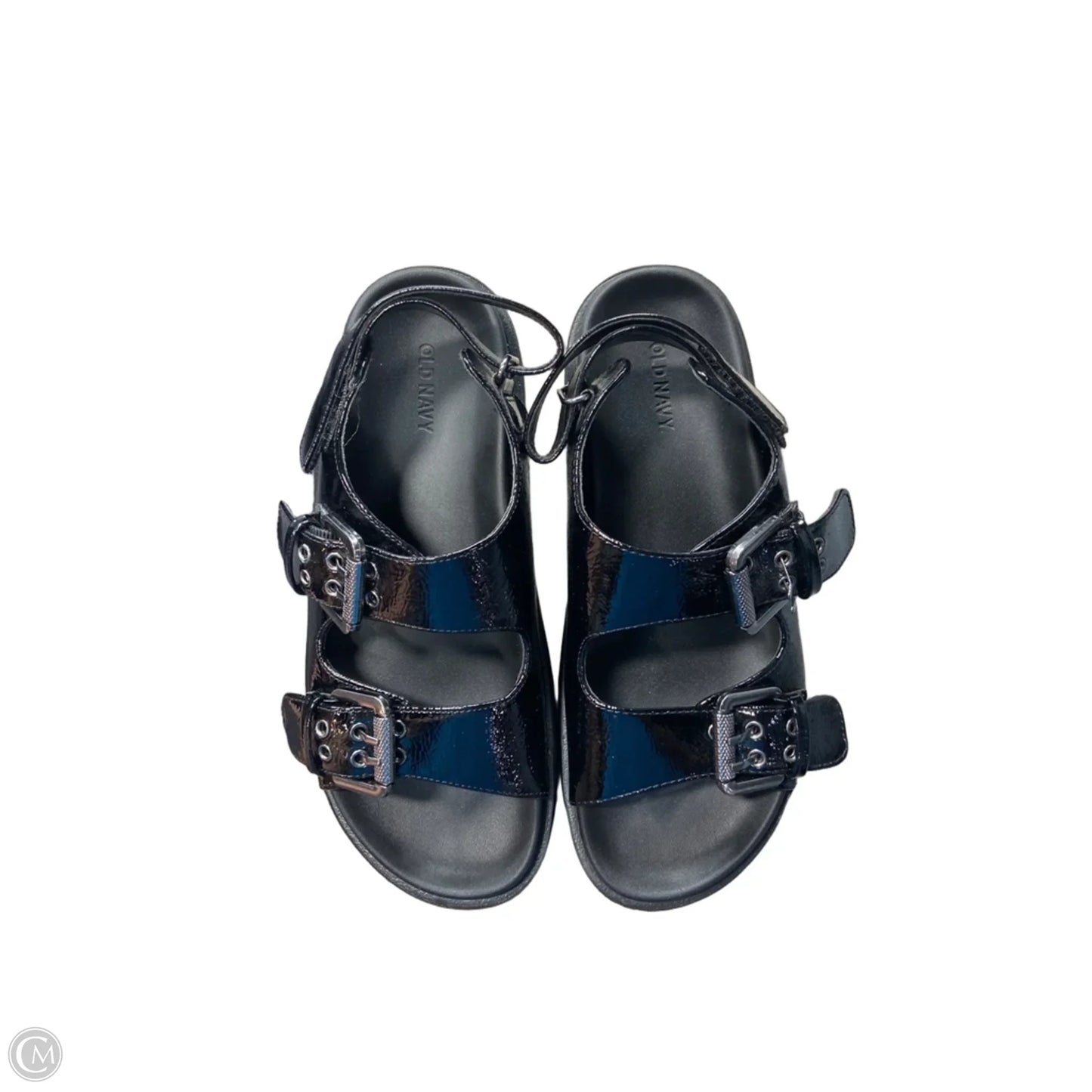 Sandals Flats By Old Navy In Black, Size: 8
