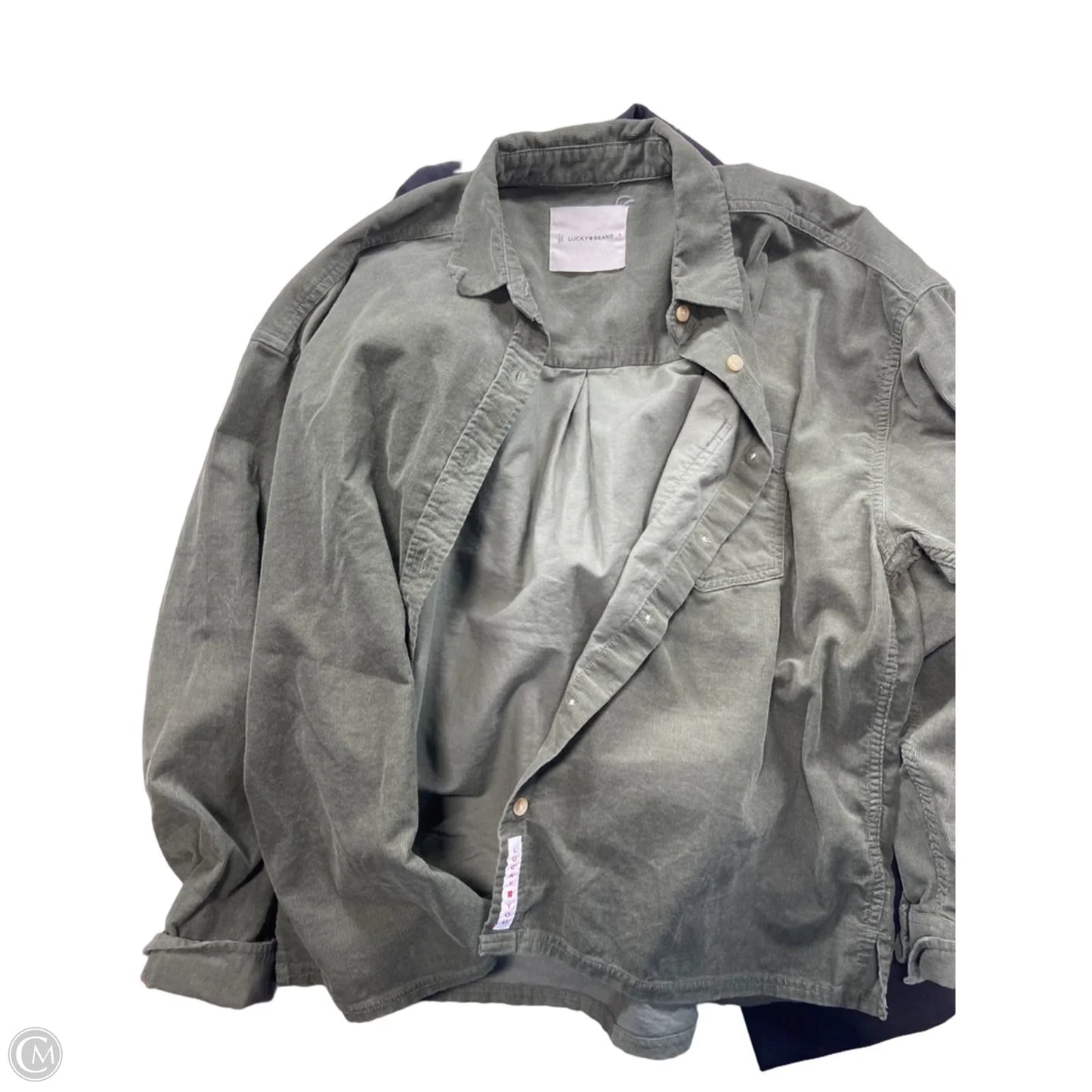 Top Long Sleeve By Lucky Brand In Green, Size: S