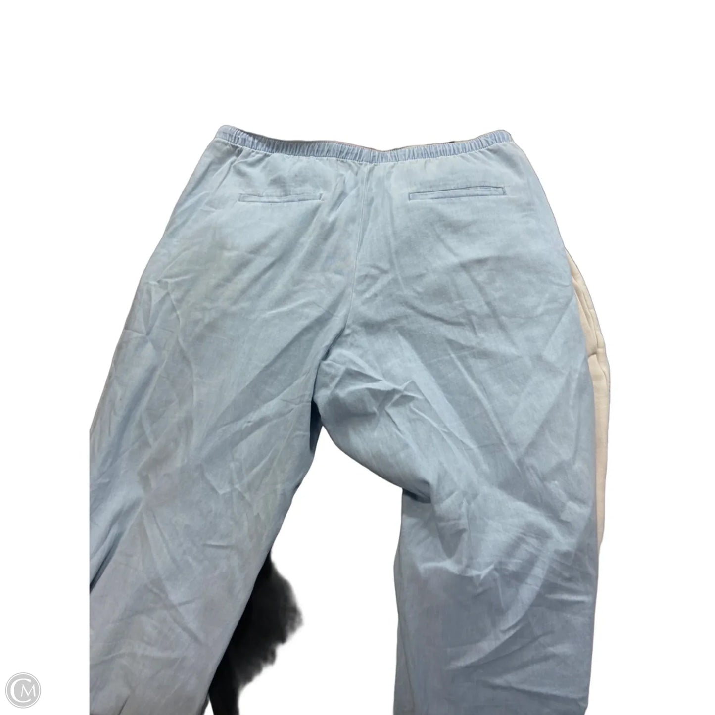 Pants Wide Leg By Loft In Blue Denim, Size: 12