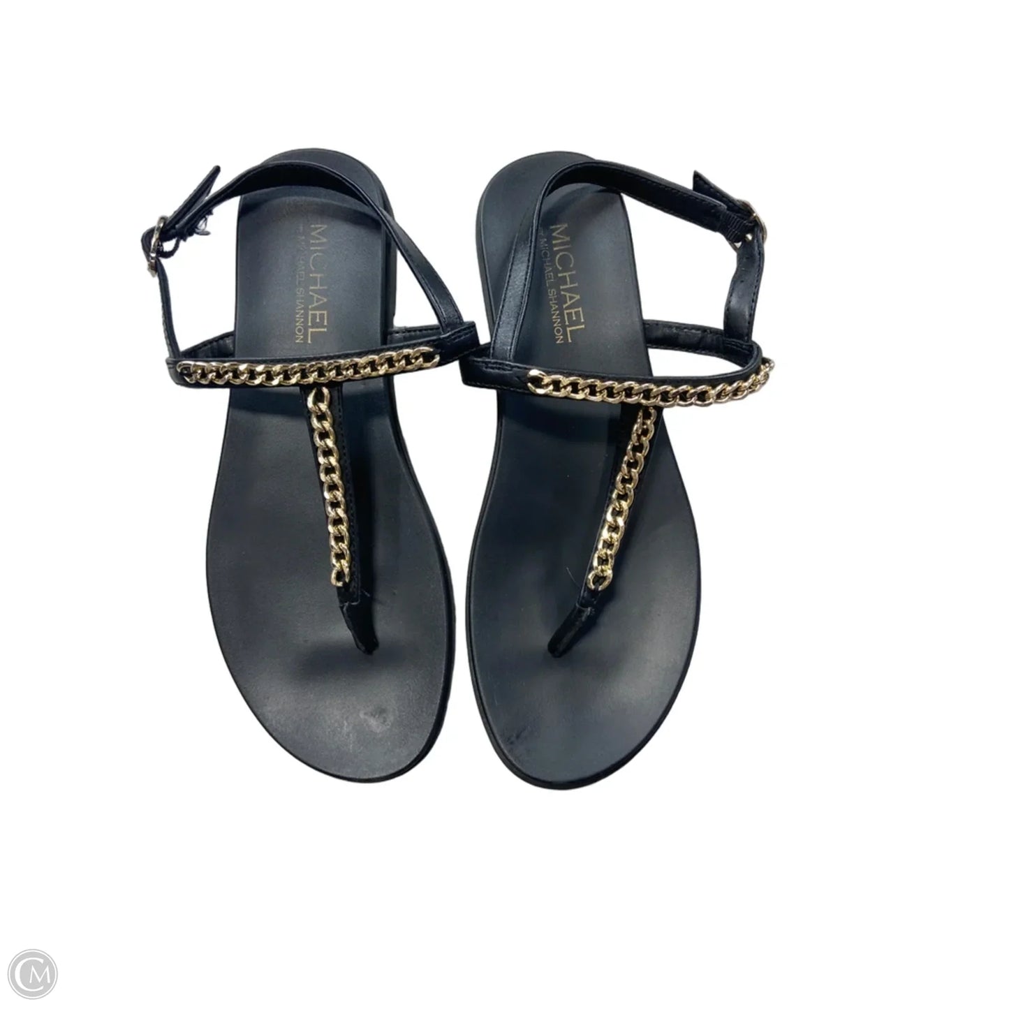 Sandals Flats By Michael Shannon In Black, Size: 8