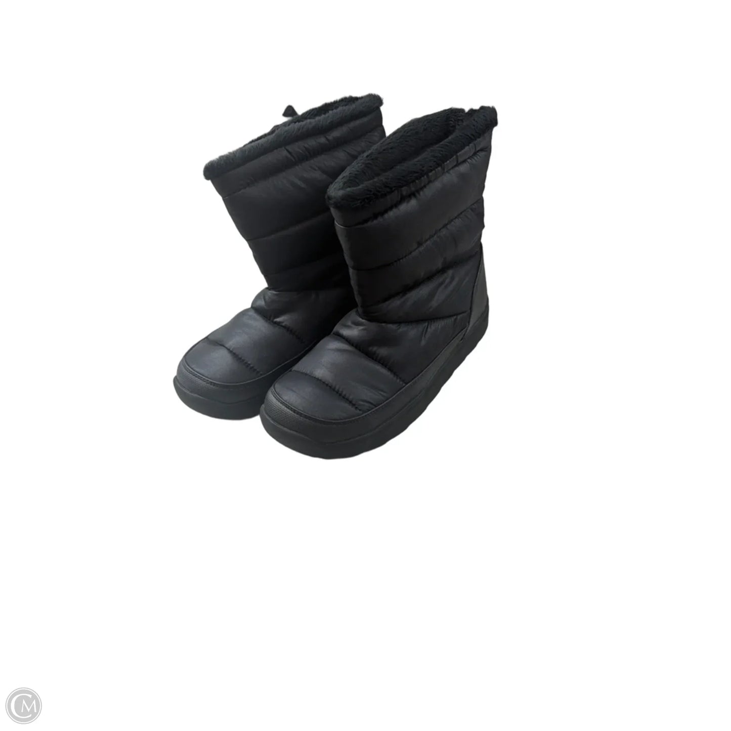 Boots Ankle Flats By Tek Gear In Black, Size: 8