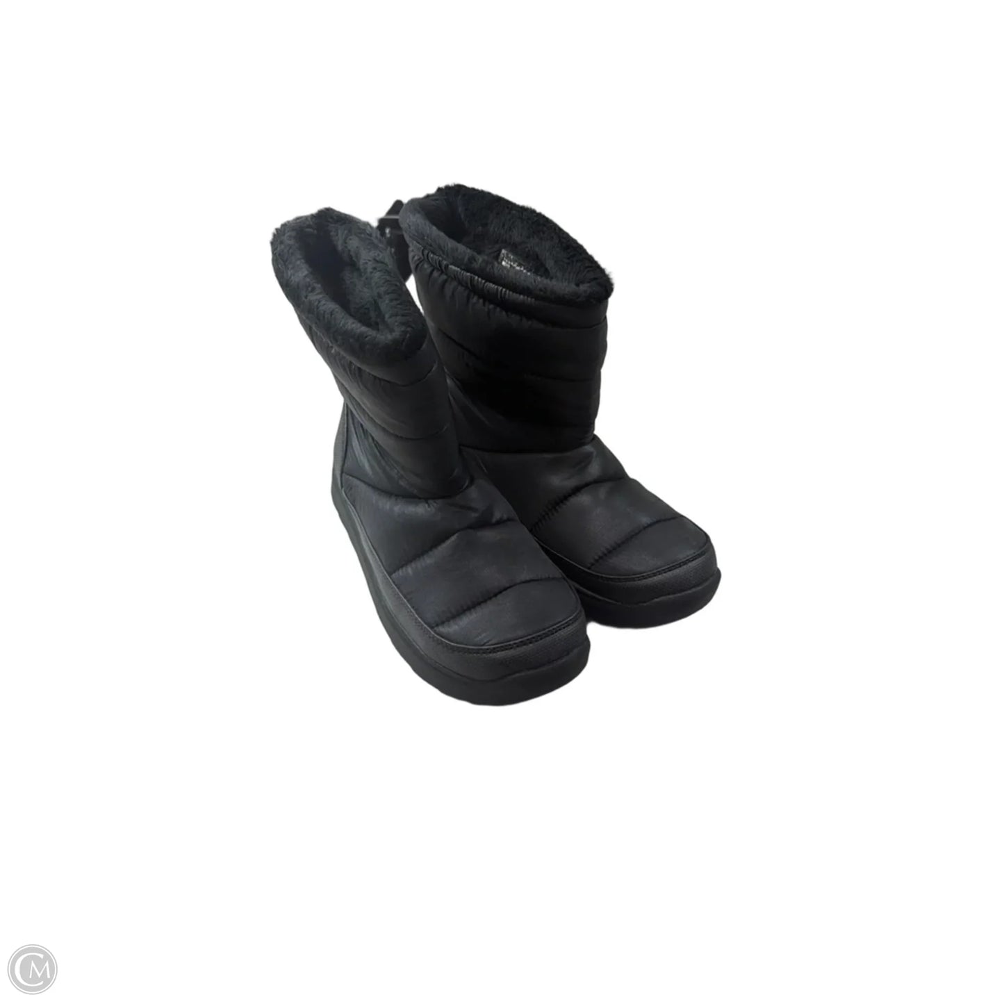 Boots Ankle Flats By Tek Gear In Black, Size: 8
