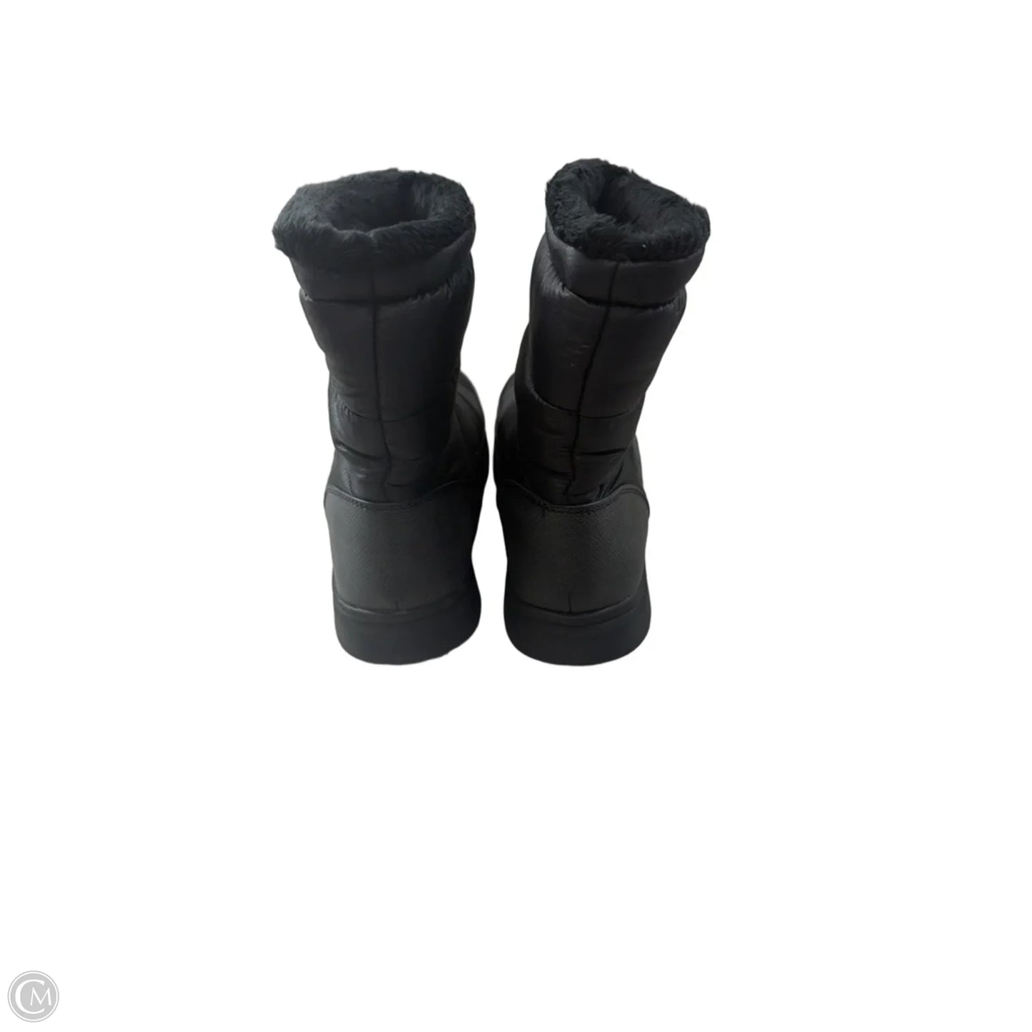 Boots Ankle Flats By Tek Gear In Black, Size: 8