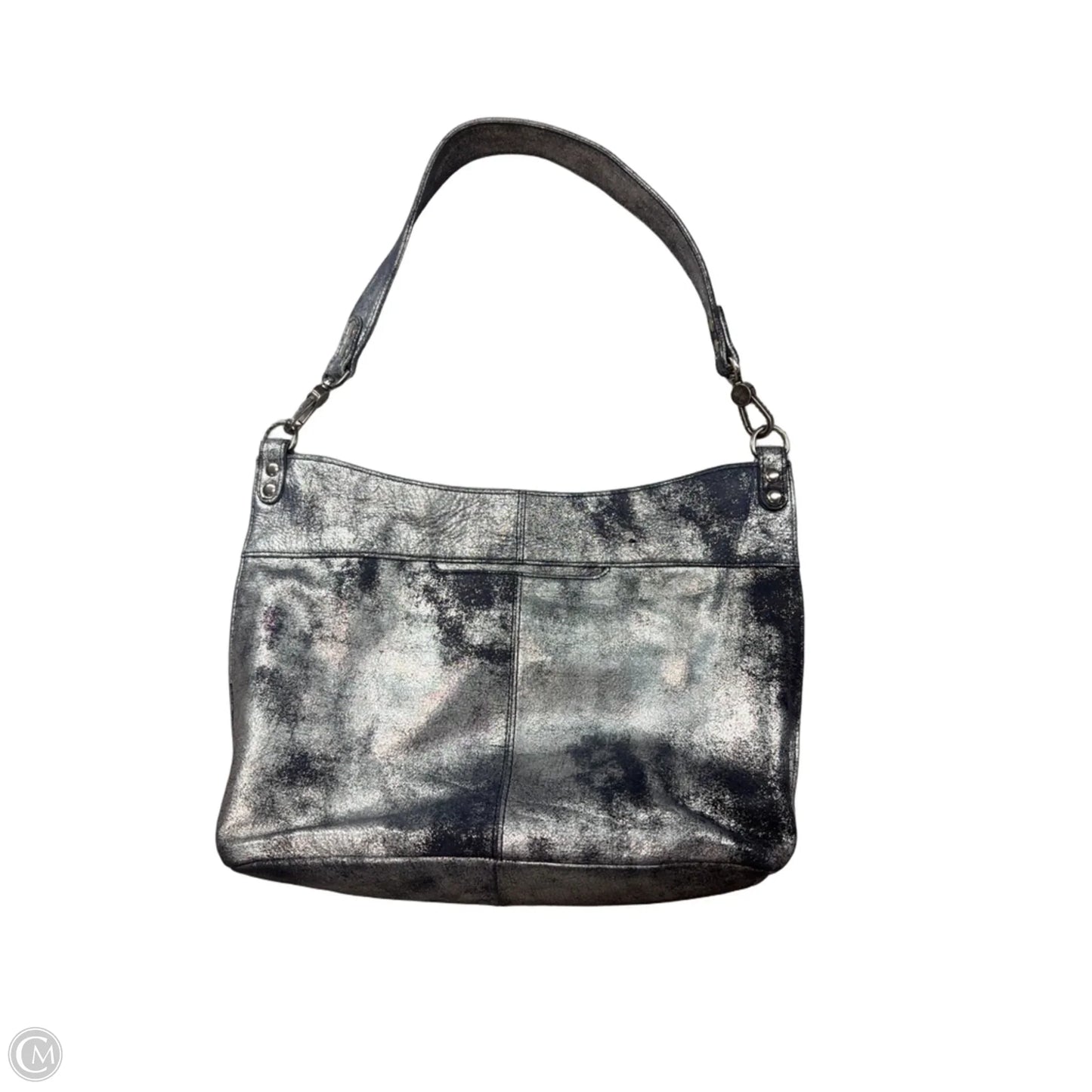 Handbag Leather By Hobo Intl, Size: Medium