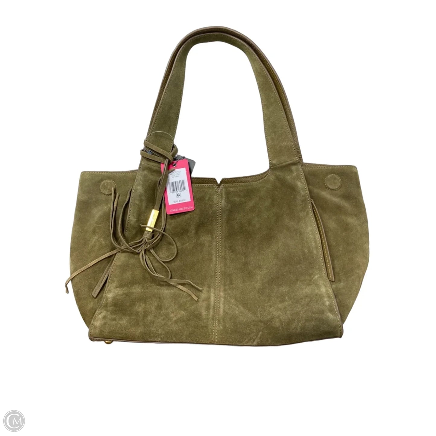 Handbag Leather By Vince Camuto, Size: Large