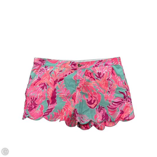 Shorts Designer By Lilly Pulitzer In Blue & Pink, Size: 14