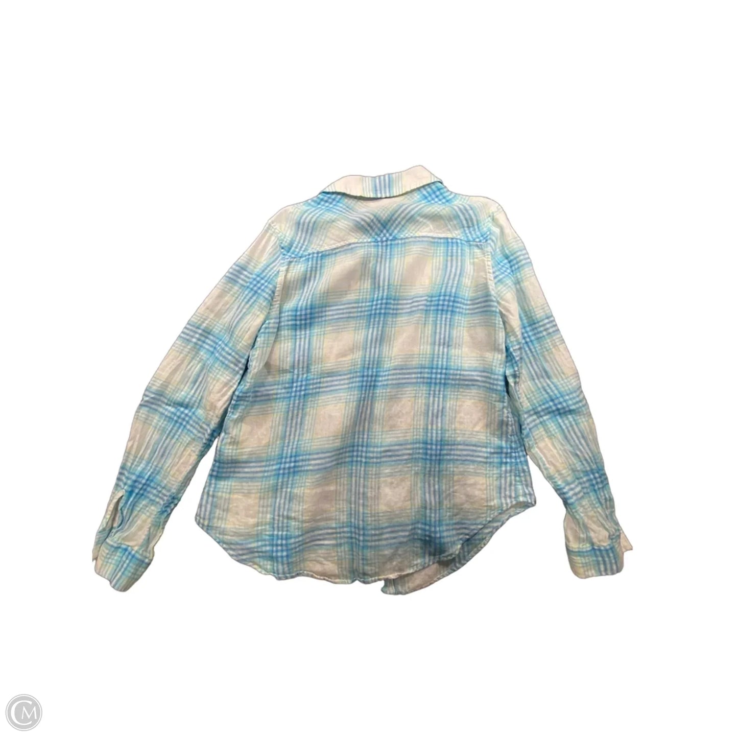 Top Long Sleeve Designer By Lilly Pulitzer In Plaid Pattern, Size: S