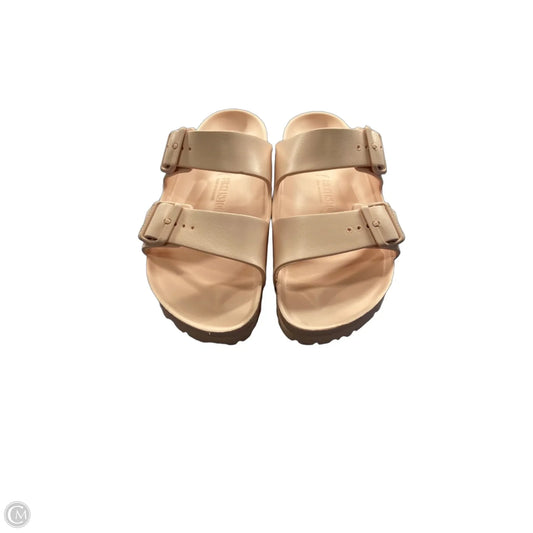 Sandals Flats By Birkenstock In Pink, Size: 8