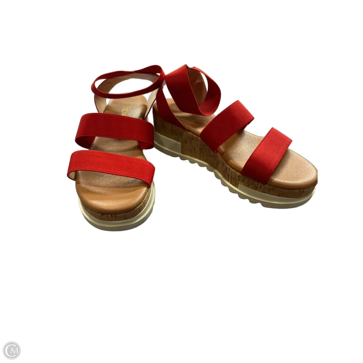 Sandals Flats By Dream Pairs In Red, Size: 7