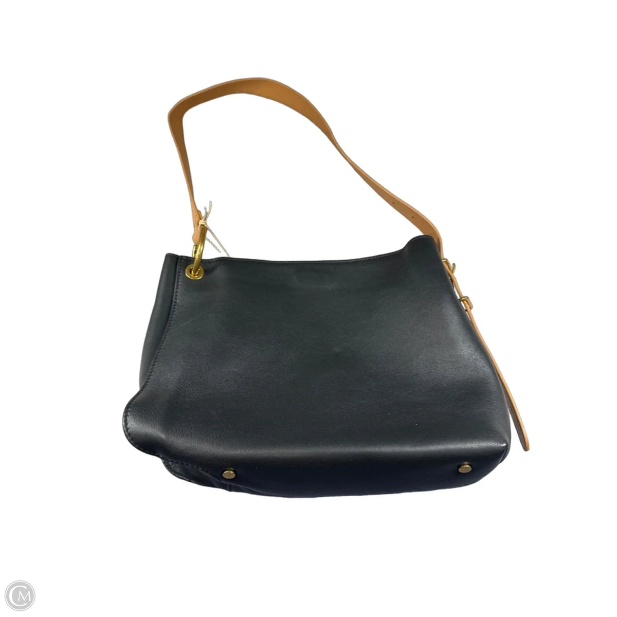 Handbag Leather By Hobo Intl, Size: Medium
