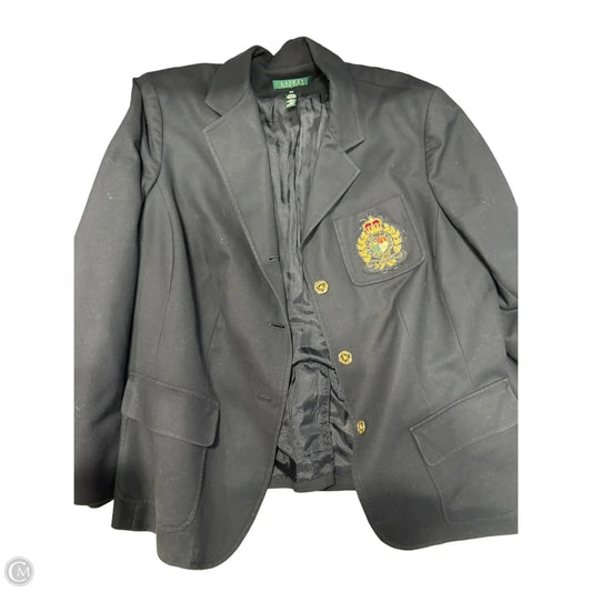 Blazer By Ralph Lauren In Black, Size: Xl