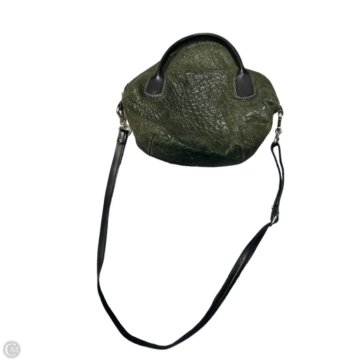 Handbag Leather By Clothes Mentor, Size: Medium