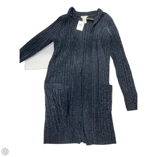 Sweater Cardigan By Matty M In Black, Size: L