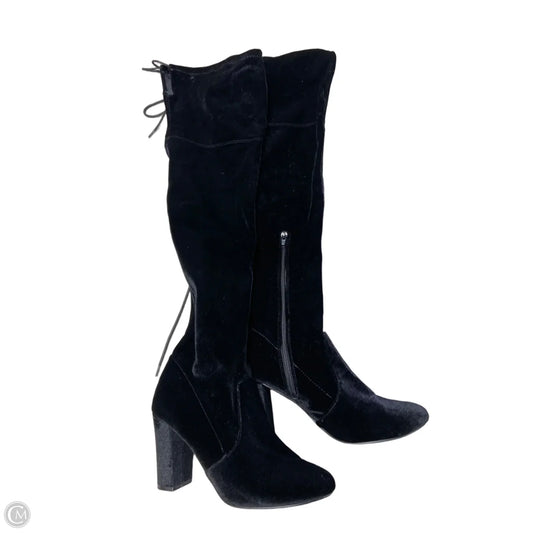 Boots Knee Heels By Chinese Laundry In Black, Size: 10
