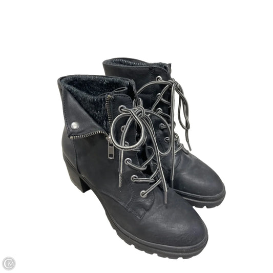 Boots Ankle Heels By Jelly Pop In Black, Size: 7
