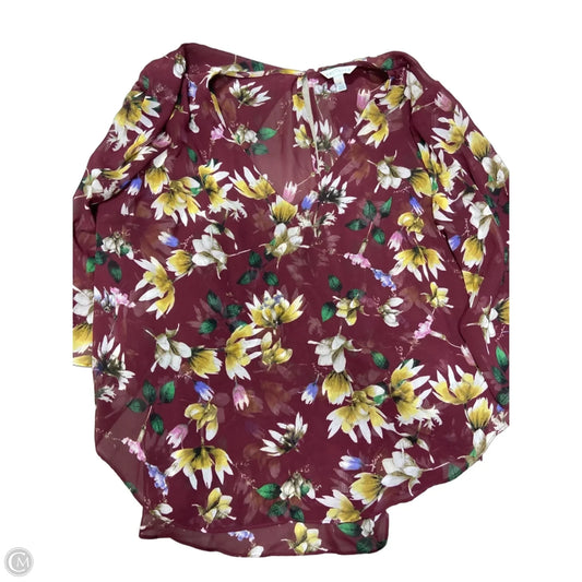 Top Long Sleeve By Boutique + In Purple, Size: 1x