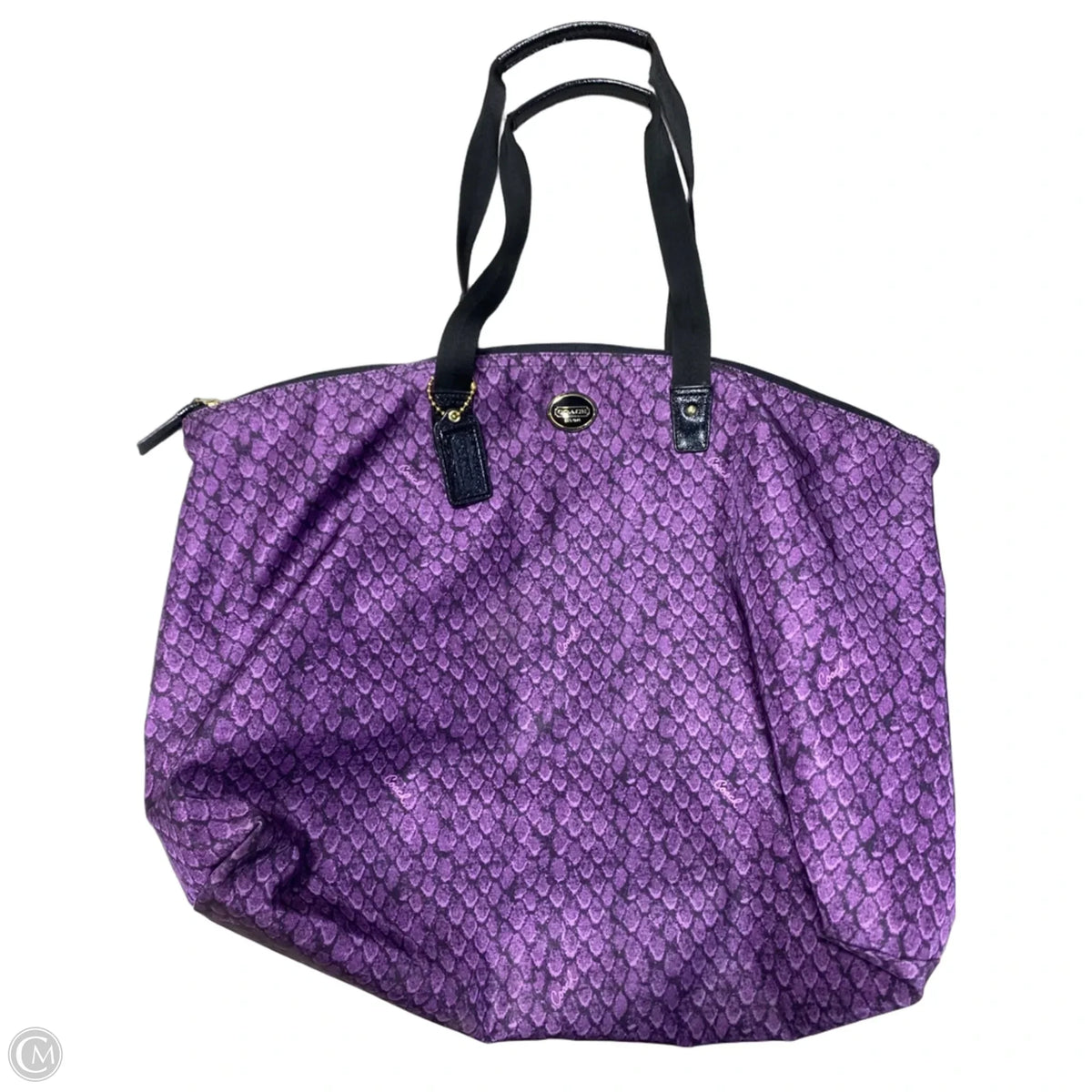 Handbag Designer By Coach, Size: Large