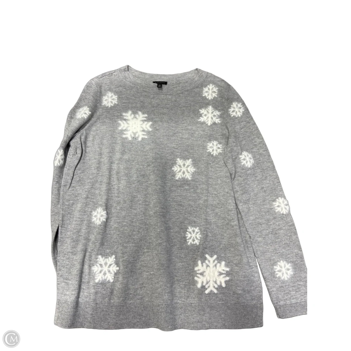 Sweater By Talbots In Grey, Size: Xs