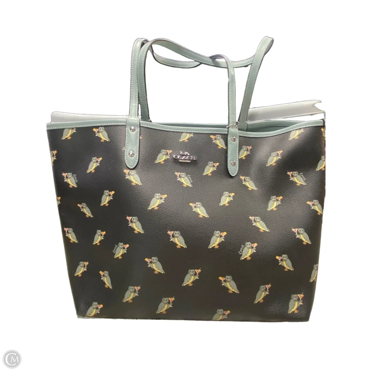 Tote Designer By Coach, Size: Large