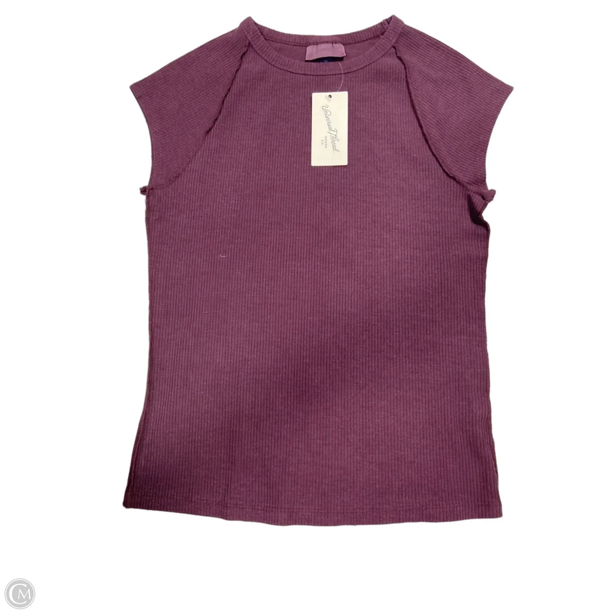 Top Short Sleeve Basic By Universal Thread In Purple, Size: Xs