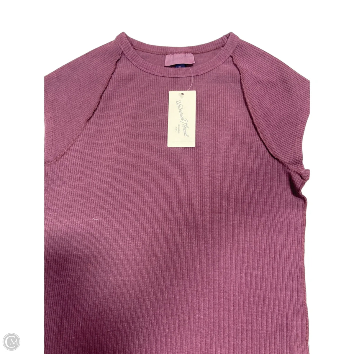 Top Short Sleeve Basic By Universal Thread In Purple, Size: Xs