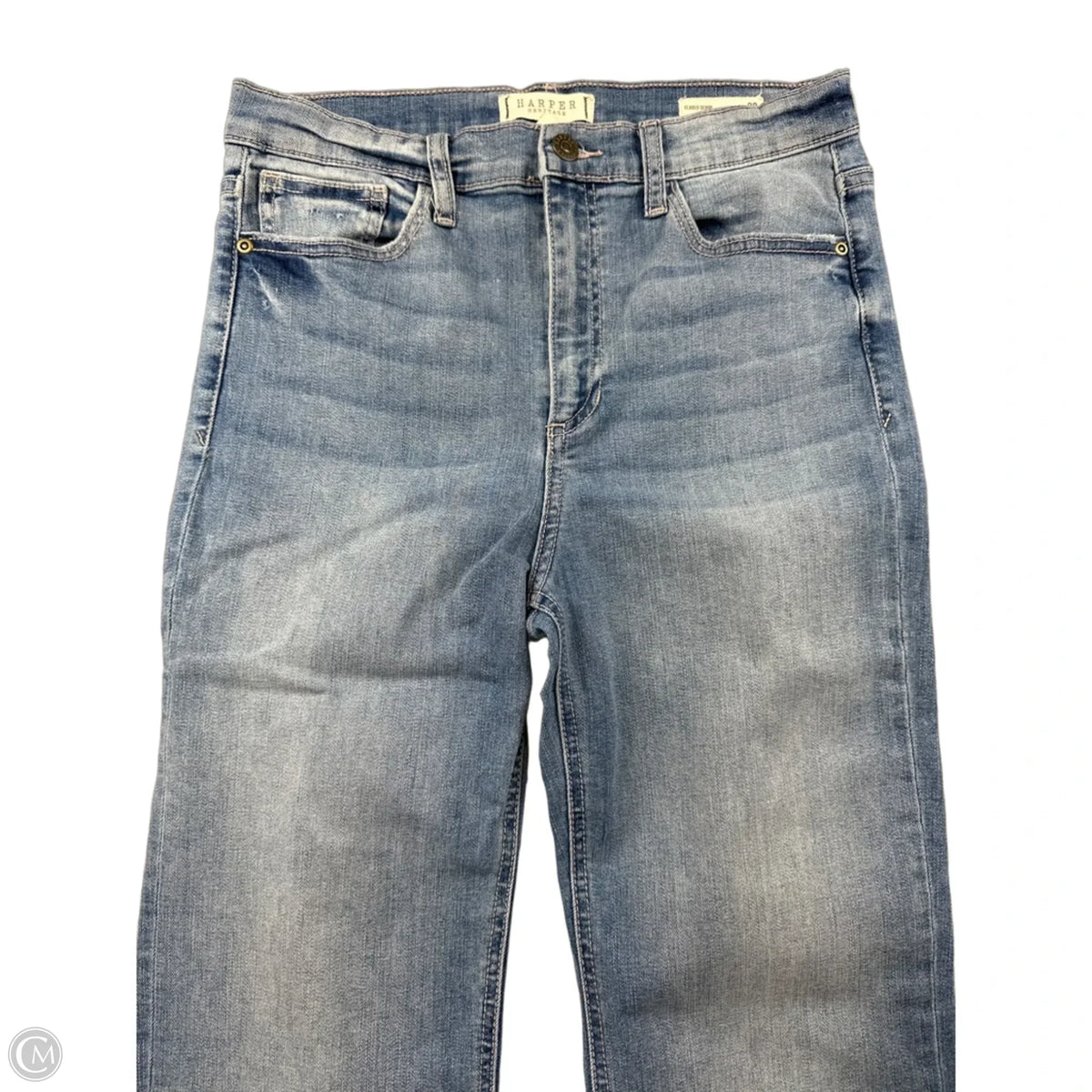 Jeans Flared By Harper In Blue Denim, Size: 10