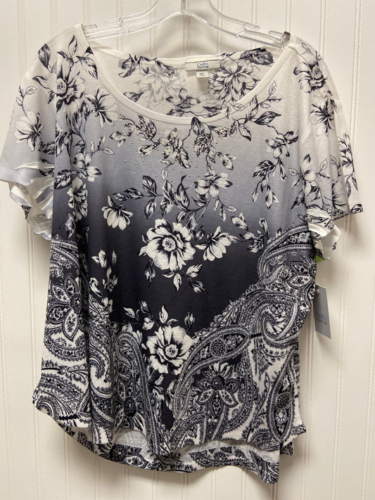 Top Short Sleeve By Croft And Barrow  Size: 1x